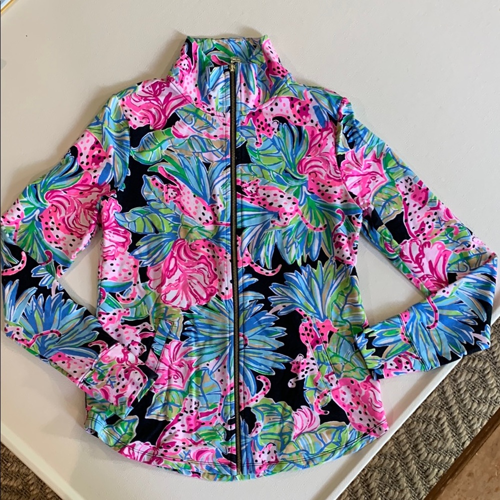 Lilly Pulitzer Zip Up Jacket Size XXS